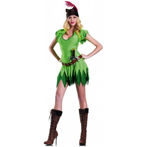 Femmes Peter Pan Costume Disney Fancy Dress 